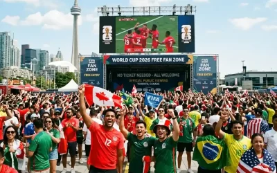 Free Fan Zones World Cup 2026 No Ticket Needed