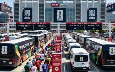 Levi’s Stadium shuttle service World Cup 2026