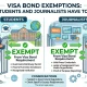 Visa Bond Exemptions Do Students and Journalists Have to Pay?