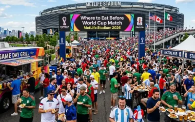 Where to Eat Before World Cup Match MetLife Stadium 2026