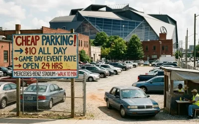 cheap parking near Mercedes-Benz Stadium