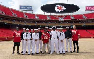 Arrowhead Stadium exterior in Kansas City, host stadium for FIFA World Cup 2026