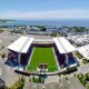 Aerial view of BMO Field in Toronto, host stadium for FIFA World Cup 2026