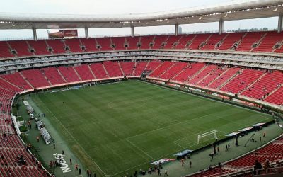 Estadio Akron exterior in Guadalajara, host stadium for FIFA World Cup 2026