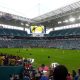 Exterior view of Hard Rock Stadium in Miami Gardens, Florida