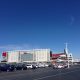 View of Levi's Stadium from the parking lot in Santa Clara, California