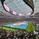 SoFi Stadium exterior in Los Angeles, host stadium for FIFA World Cup 2026